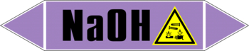 Маркировка трубопровода "na(oh)" (a07, пленка, 507х105 мм)" - Маркировка трубопроводов - Маркировки трубопроводов "ЩЕЛОЧЬ" - Магазин охраны труда ohranatruda-shop.ru