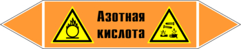 Маркировка трубопровода "азотная кислота" (k21, пленка, 716х148 мм)" - Маркировка трубопроводов - Маркировки трубопроводов "КИСЛОТА" - Магазин охраны труда ohranatruda-shop.ru