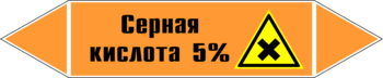 Маркировка трубопровода "серная кислота 5%" (k23, пленка, 358х74 мм)" - Маркировка трубопроводов - Маркировки трубопроводов "КИСЛОТА" - Магазин охраны труда ohranatruda-shop.ru